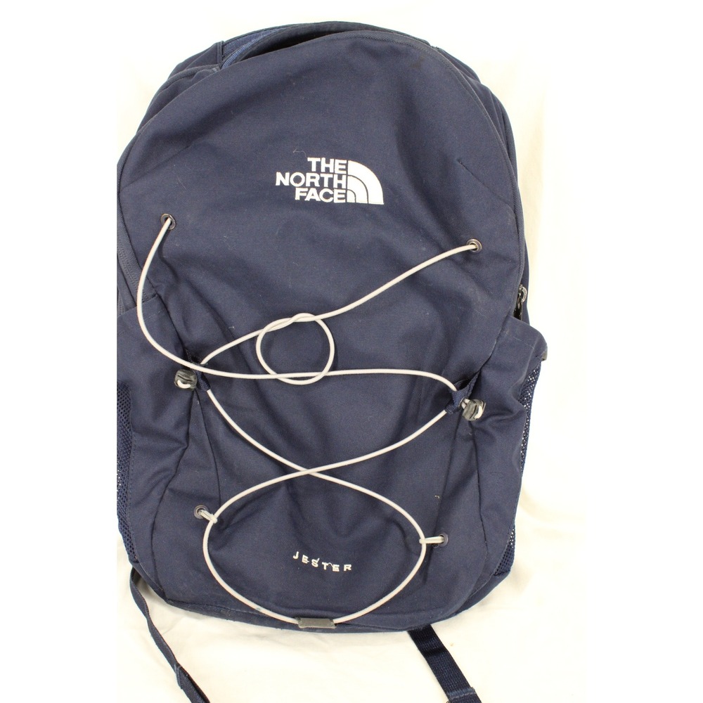 The North Face Jester Backpack Navy Blue 28L Laptop Sleeve FlexVent Daypack